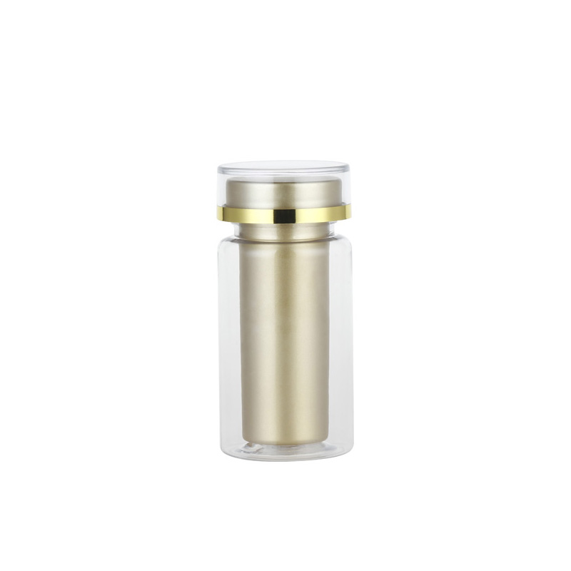 Бутылка для косметической добавки с эффектом акрила ПЭТ 120 мл